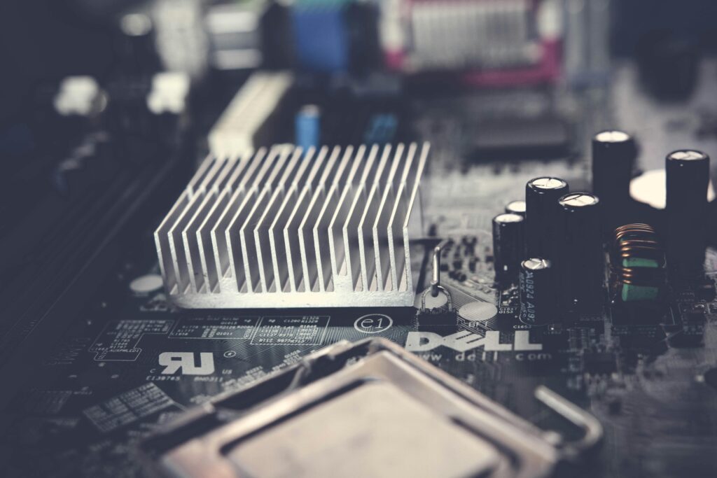 Photo of a plated heat-sink